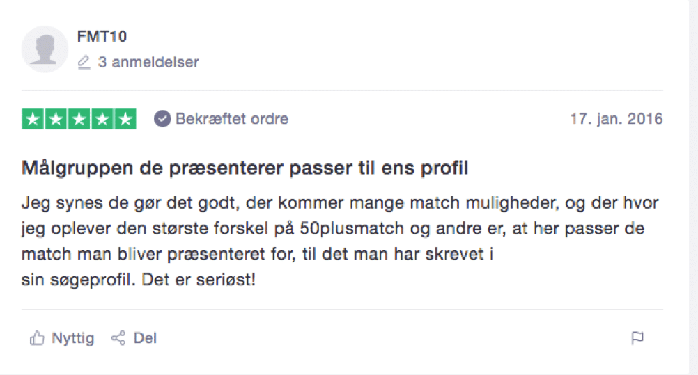 50plusmatch trustpilot