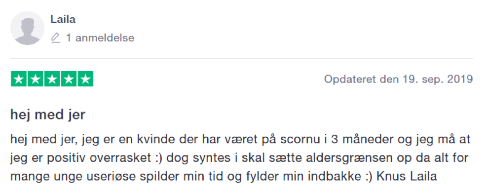 Scor Nu trustpilot