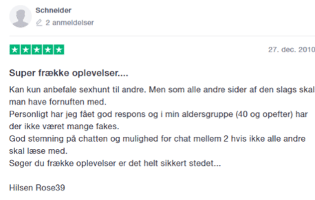 trustpilot sexhunt.dk